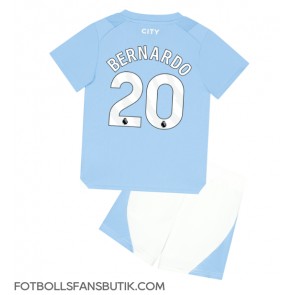 Manchester City Bernardo Silva #20 Replika Hemmatröja Barn 2023-24 Kortärmad (+ Korta byxor)